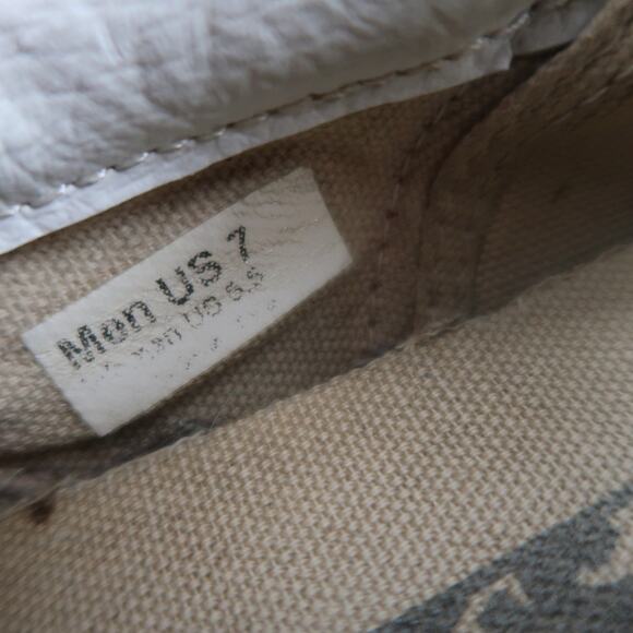 Vans Shoes Womens 8.5 Classic Slip On Sneakers Red Canvas Casual Skate Retro - Picture 11 of 12